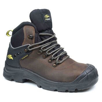PERF Huron Torsion Pro Waterproof Safety Hiker Boot Brown
