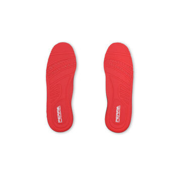 PERF Soft PU Insole with Memory Foam Padding Red