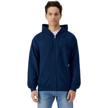 Gildan Softstyle Midweight Zip Hood Adult - Navy Blue