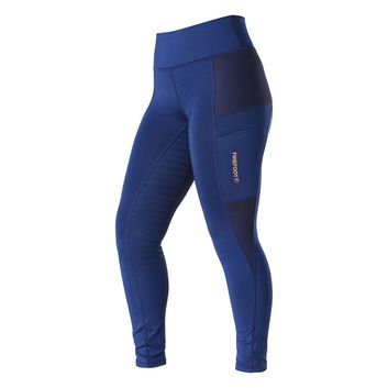 Firefoot Marsden Sticky Bum Riding Tights Ladies Navy/Orange alternative