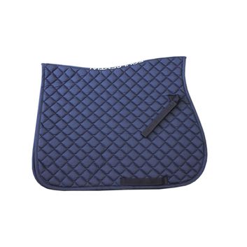 Equi-Sential Cotton Quilted Saddle Cloth Navy alternative