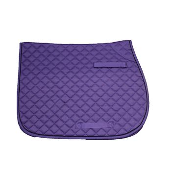 Equi-Sential Cotton Quilted Saddle Cloth Purple/Navy alternative