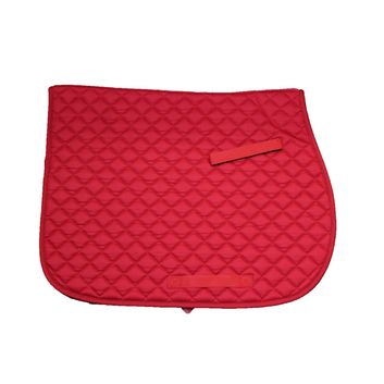 Equi-Sential Cotton Quilted Saddle Cloth Red alternative