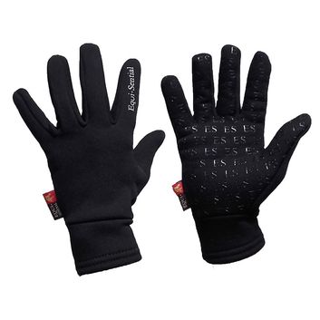 Equi-sential Breton Fleece Riding Glove Black