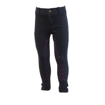 Equi-sential Junior Spotty Jodhpurs Navy/Azalea alternative