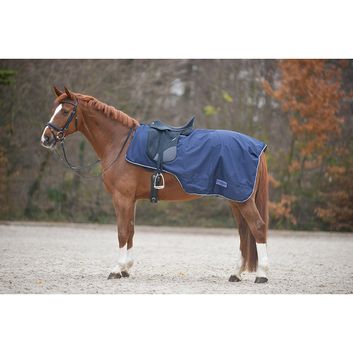 Waldhausen Rain Exercise Sheet with Saddle Gap Navy alternative