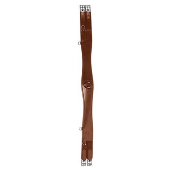 Waldhausen Padded Leather Girth with Elastic Brown alternative