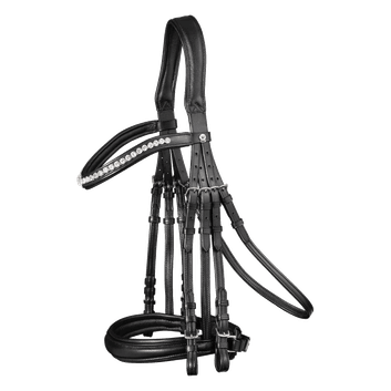 Waldhausen X-Line Supersoft Black Double Bridle