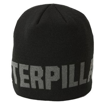 Caterpillar Branded Beanie Cap Black