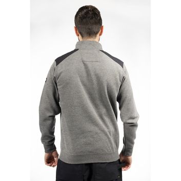 Caterpillar Essential 1/4 Zip Sweatshirt Dark Heather Grey alternative