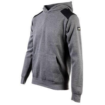 Caterpillar Essentials Hooded Sweatshirt Dark Heather Grey alternative