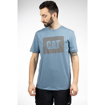 Caterpillar Graphic Tee Coronet Blue