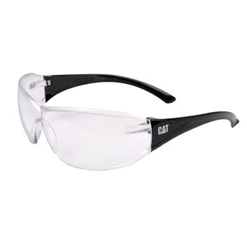 Caterpillar Shield Safety Frame Glasses Clear Black