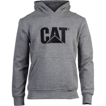 Caterpillar Trademark Hooded Sweatshirt Heather Grey alternative
