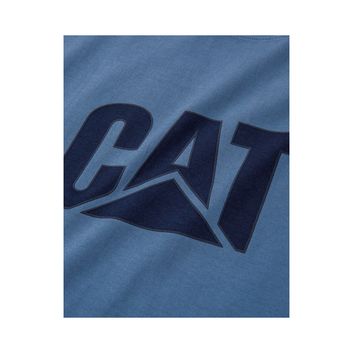 Caterpillar Trademark Logo T-Shirt Coronet Blue alternative