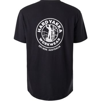 Hard Yakka Heritage Icon Short Sleeve Tee Black alternative
