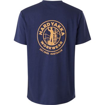 Hard Yakka Heritage Icon Short Sleeve Tee Navy alternative