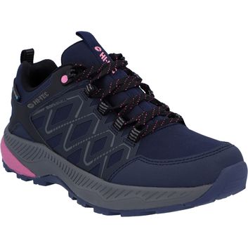 Ladies Hi-Tec Diamonde Low Shoes Dark Blue