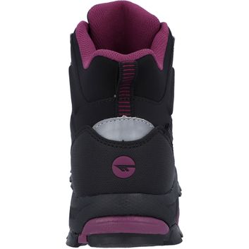 Ladies Hi-Tec Jackdaw Mid Waterproof Boot Black/Burgundy alternative