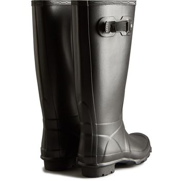 Hunter Huntress Wide Leg Wellington Boots Black alternative