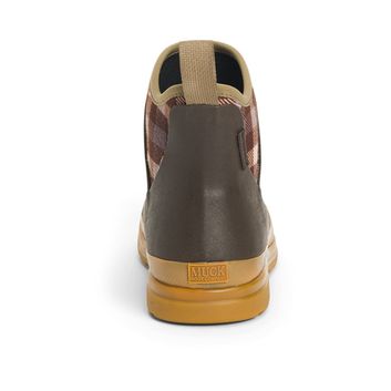 Muck Boots Originals Ankle Wellingtons Brown/Plaid/Gum alternative