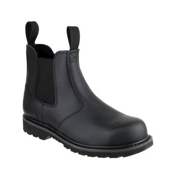 Amblers FS5 Goodyear Welted Pull on Safety Dealer Boot Black