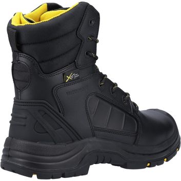 Amblers AS350C Berwyn Hi-Leg Waterproof Metal Free Metatarsal Safety Boot Black alternative