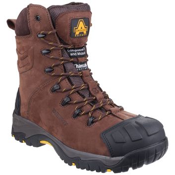 Amblers AS995 Pillar Hi-leg Safety Boot Brown