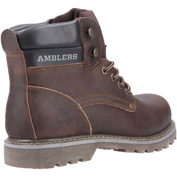 Amblers Dorking Casual Leather Boot Brown Crazy Horse alternative