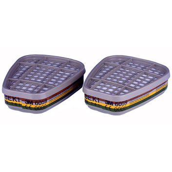 3M 6059 Abek1 Respirator Filter White (8 Pack)