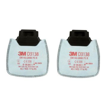 3M D3138 Secure Click P3 R Filter White (20 Pack)