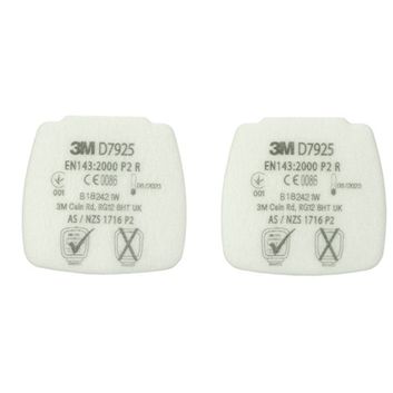 3M D7925 Secure Click P2 R Particulate Filter White (40 Pack)