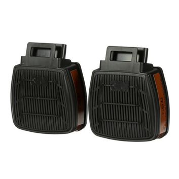 3M D8055 Secure Click A2 Filter Dual Flow Black (8 Pack)