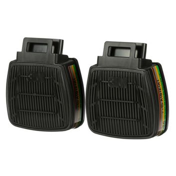 3M D8059 Secure Click Abek Filter Dual Flow Black (8 Pack)