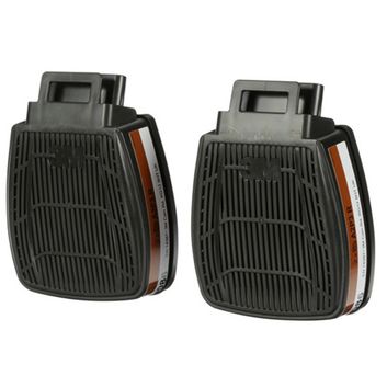 3M D8095 Secure Click A2P3 R Filter Dual Flow Black (8 Pack)