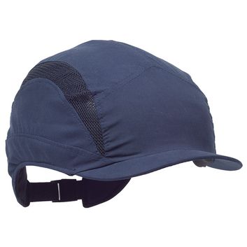 3M Hc24 First Base 3 Classic Micro Peak Safety Baseball Cap Navy Blue