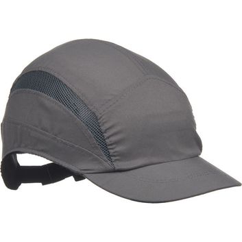 3M Hc24 First Base Safety Baseball Cap Reduced Peak Grey