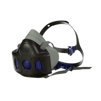 3M Hf-803 Secure Click Half Mask Large Black
