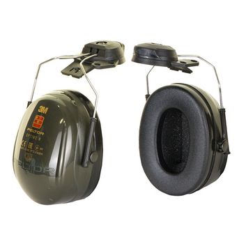 3M Peltor Optime 2 Helmet Attachment Ear Defenders Green