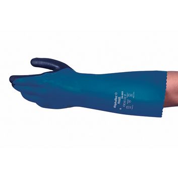 Ansell Alphatec 04-005 Gauntlet Gloves Blue (12 Pack)