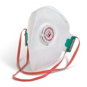 Ffp2V Fold Flat Valved Respirator 5 Pack White alternative