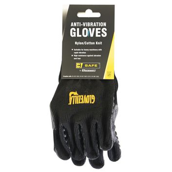 Glovezilla Anti Vibration Glove Black (1 Pair)
