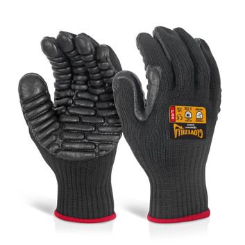 Glovezilla Anti Vibration Glove Black (1 Pair) alternative