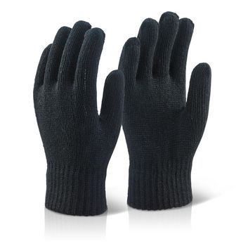 Beeswift Acrylic Fibre Gloves Black