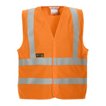 Hydrowear Mably Hi-Vis Flame Retardant Vest Orange
