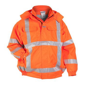 Hydrowear Moers Multi Sns Fire Retardant Hi-Vis Anti-Static Pilot Jacket Orange