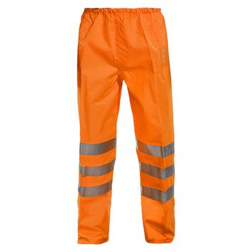Beeswift Birkdale Hi-Vis Waterproof Breathable Trousers Orange