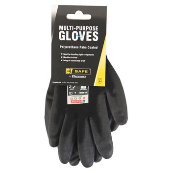Multi-Purpose Pu Coated Glove Black (1 Pair)