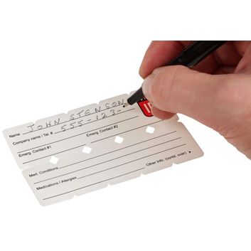 Vital Id Emergency Id Universal Fit Tag Yellow alternative