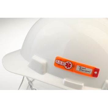 Vital ID Emergency ID Data Window Tag Orange alternative